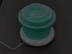 Boîte en plastique bleue en PP