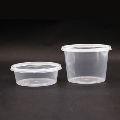 Traiteur sûr de micro-onde autour du bol de soupe chaud jetable avec le couvercle en plastique