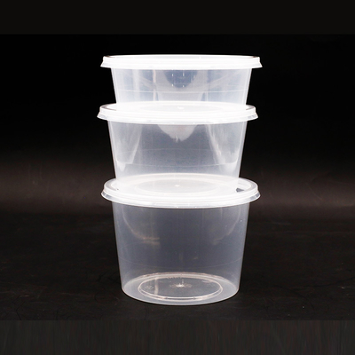 Récipients d'entreposage jetables de nourriture d'épicerie 8oz étanche 12oz 16oz 32oz 64oz avec des couvercles