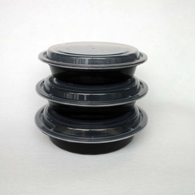 Boîte à emporter en plastique écologique Bento jetable avec couvercle