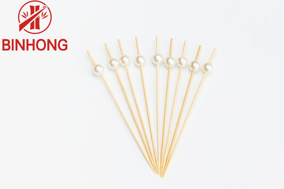 Brochettes en bois personnalisables de nourriture de 0.065kg 12CM pour