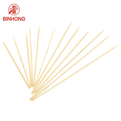 Bâtons en bambou de BARBECUE fait sur commande écologique du logo 7cm