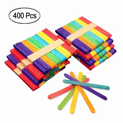 Le peuplier 4.5Inch a coloré des bâtons de glace à l'eau pour des métiers de DIY