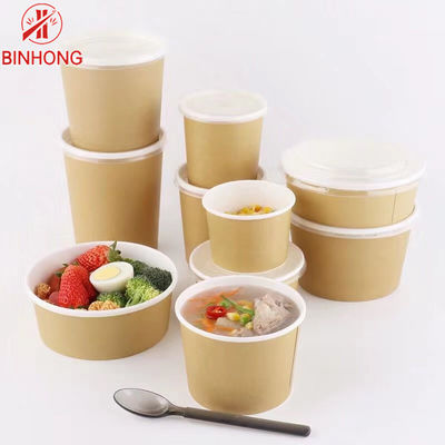 Conteneurs à emporter ronds du papier d'emballage 32oz Eco