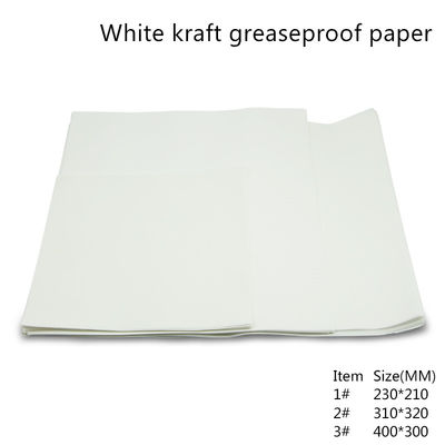 Papier de cuisson sulfurisé blanc jetable sans impression