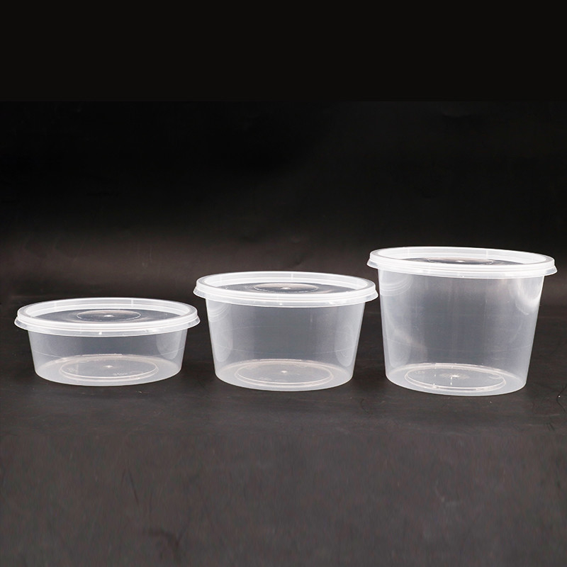 Récipients d'entreposage jetables de nourriture d'épicerie 8oz étanche 12oz 16oz 32oz 64oz avec des couvercles