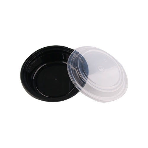 Boîte à emporter en plastique écologique Bento jetable avec couvercle