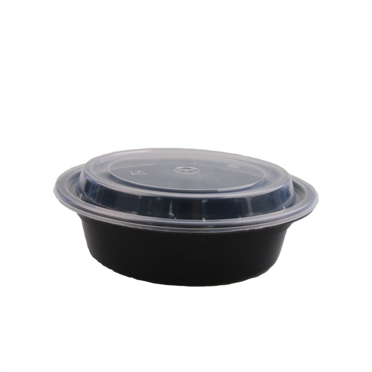 Boîte à emporter en plastique écologique Bento jetable avec couvercle