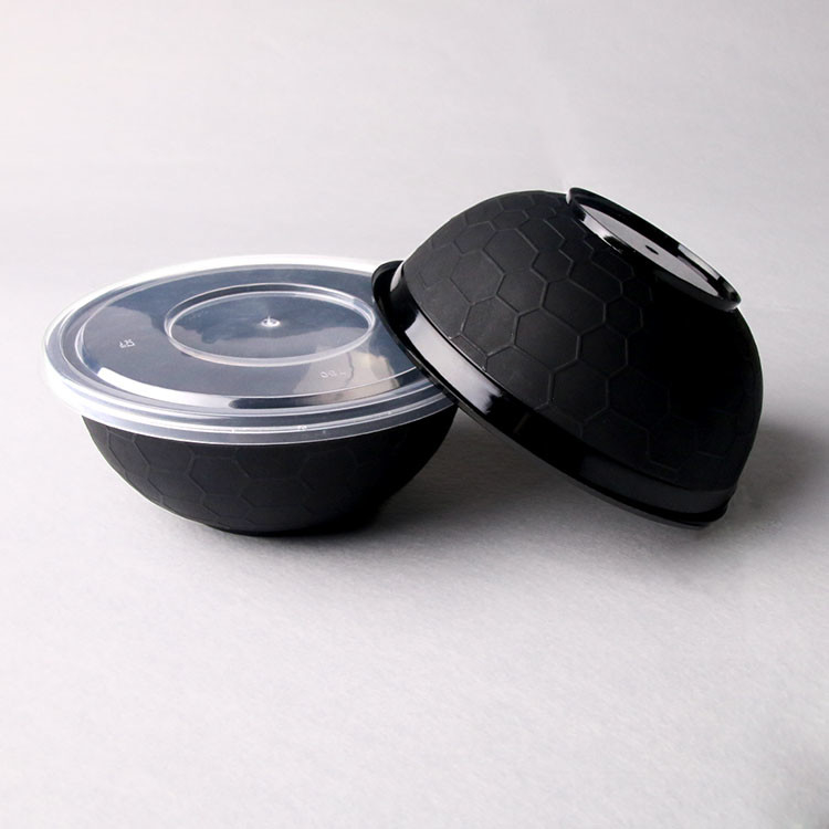 Récipient d'entreposage en plastique jetable écologique de nourriture Bento Box With Lid