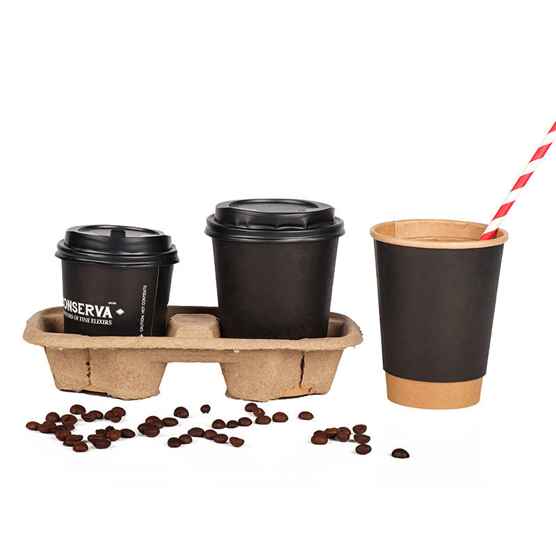 tasse à mur unique jetable de papier de 3-22oz emballage pour le café et les boissons chaudes