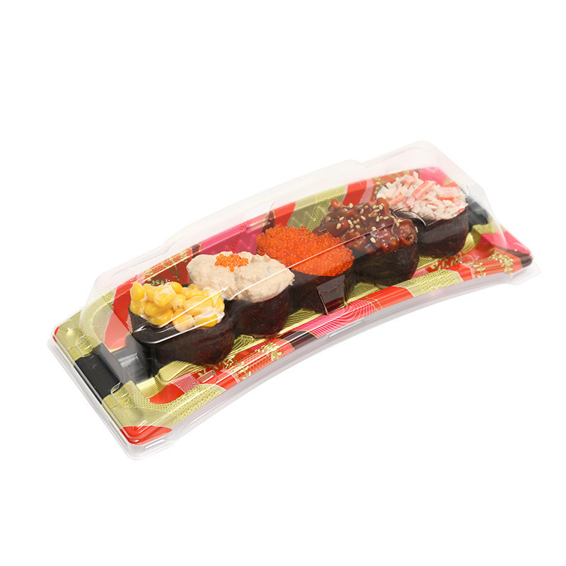 Fabricant professionnel emballage alimentaire en plastique recyclable plateaux de sushi pour conteneur alimentaire