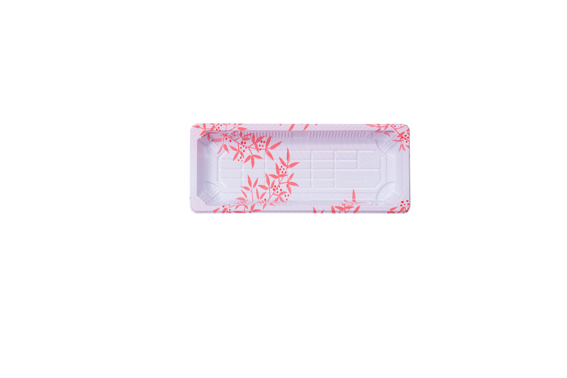 Emballages en gros Emballages alimentaires jetables Contenant en plastique pour animaux de compagnie Emballage de sushi à emporter Boîte/plateau