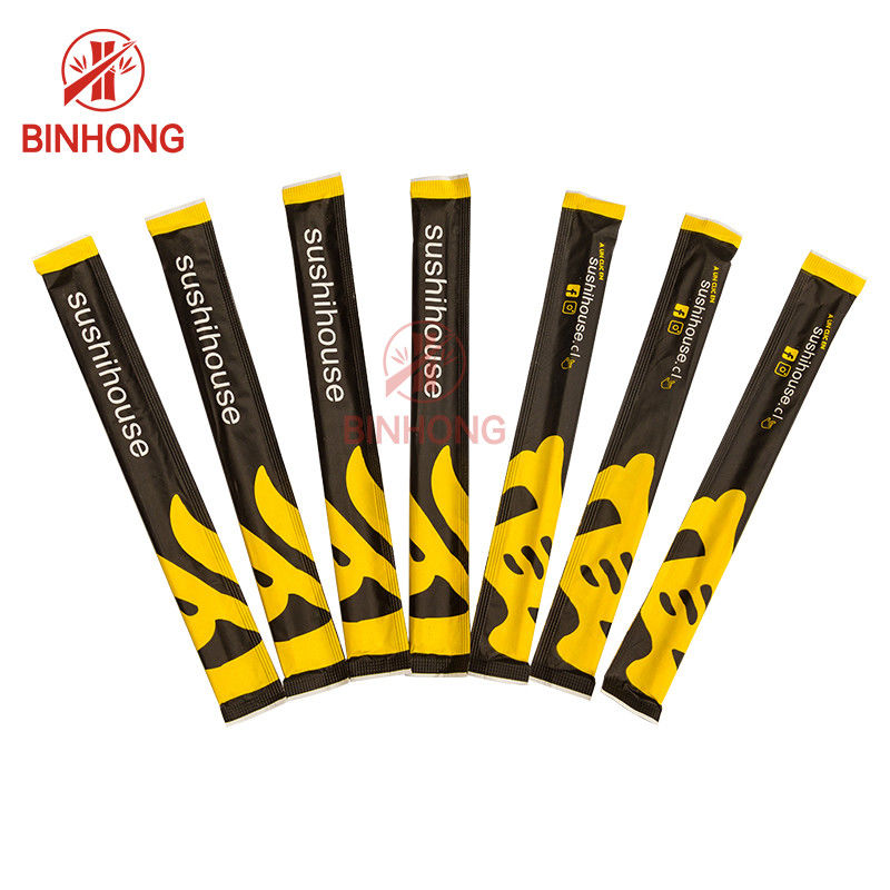 Coutume individuellement enveloppée Logo Chopsticks du bambou 23cm de Tensoge