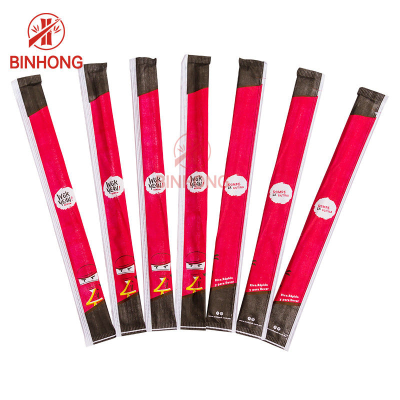 Coutume individuellement enveloppée Logo Chopsticks du bambou 23cm de Tensoge