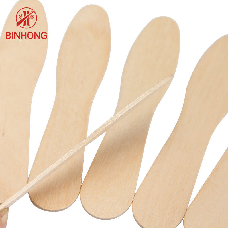 Bâtons en bois de glace à l'eau jetable de la catégorie A 14cm