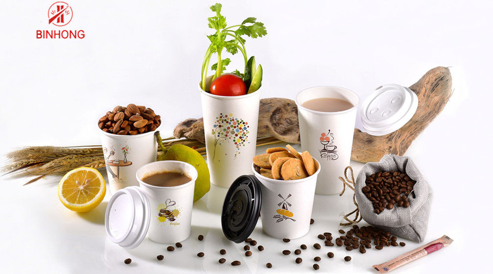 Tasse en plastique jetable biodégradable de PLA 8oz