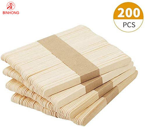 Bâtons de mélange en bois naturels de l'épaisseur 1.3mm pour la crème glacée