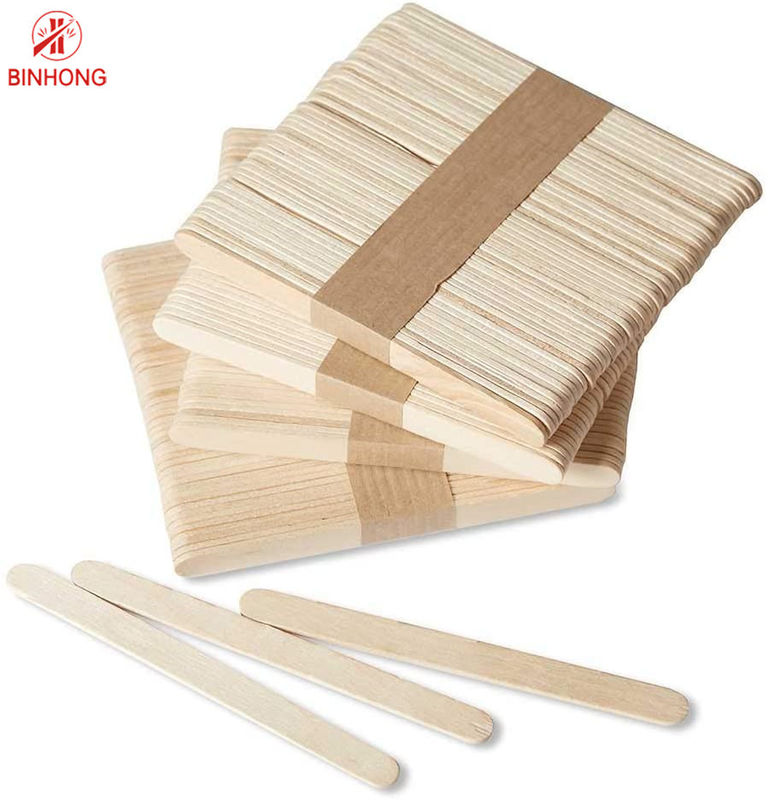 Bâtons de mélange en bois naturels de l'épaisseur 1.3mm pour la crème glacée