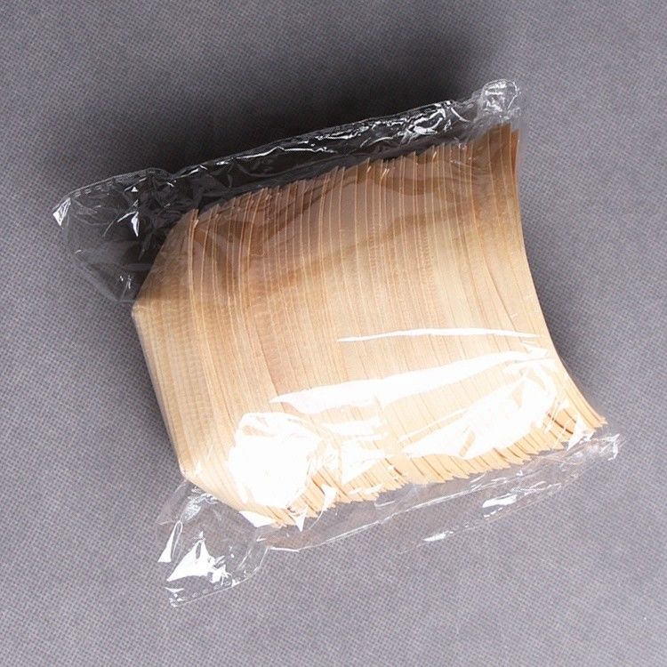 Plateaux en bois jetables de cuisine de la couleur 24.5*11.5cm de nature