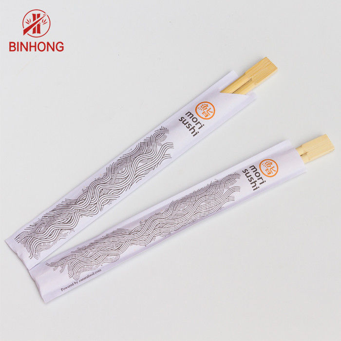 Baguettes en bambou de 24CM TENSOGE Dispossiable avec la moitié emballée en papier