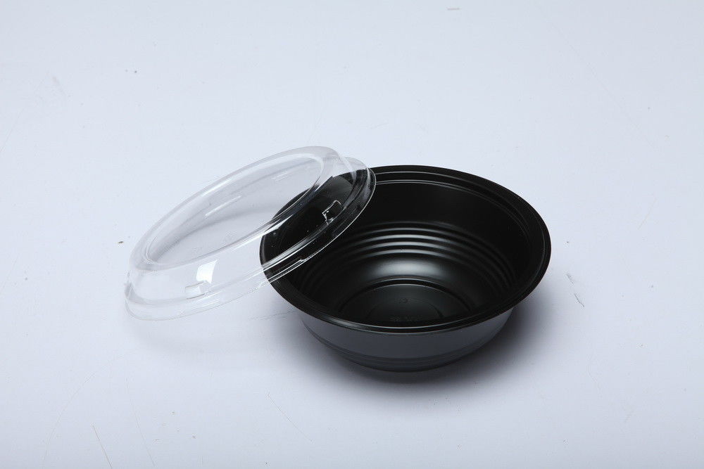 Bol de riz jetable Microwavable en plastique d'emballage alimentaire de la longévité pp