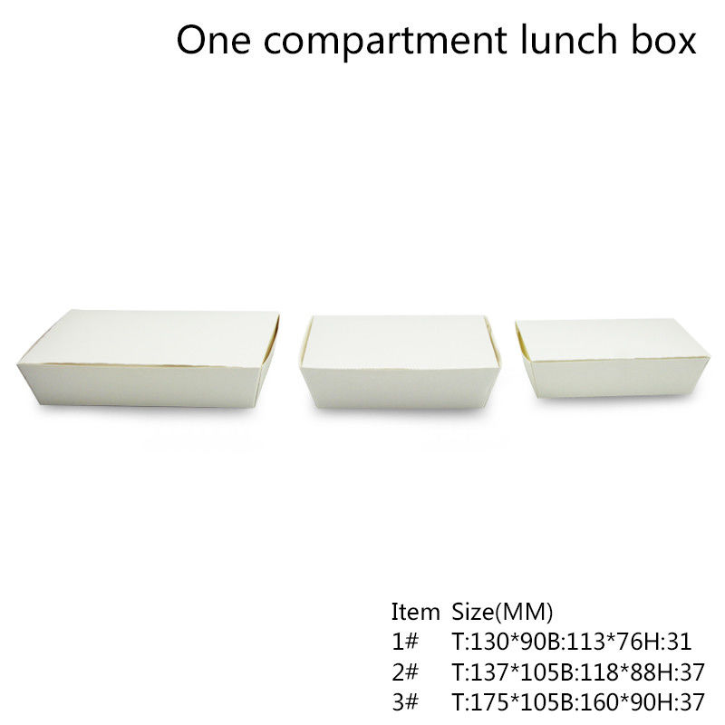 Un compartiment Bento Box Containers jetable Microwavable