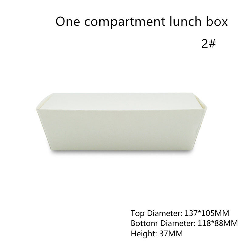 Un compartiment Bento Box Containers jetable Microwavable