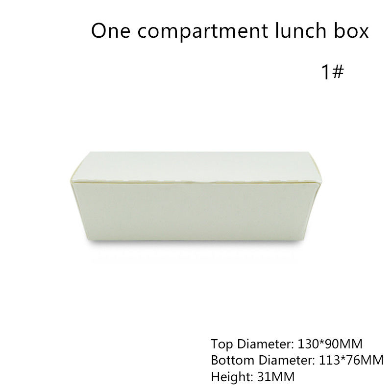 Un compartiment Bento Box Containers jetable Microwavable