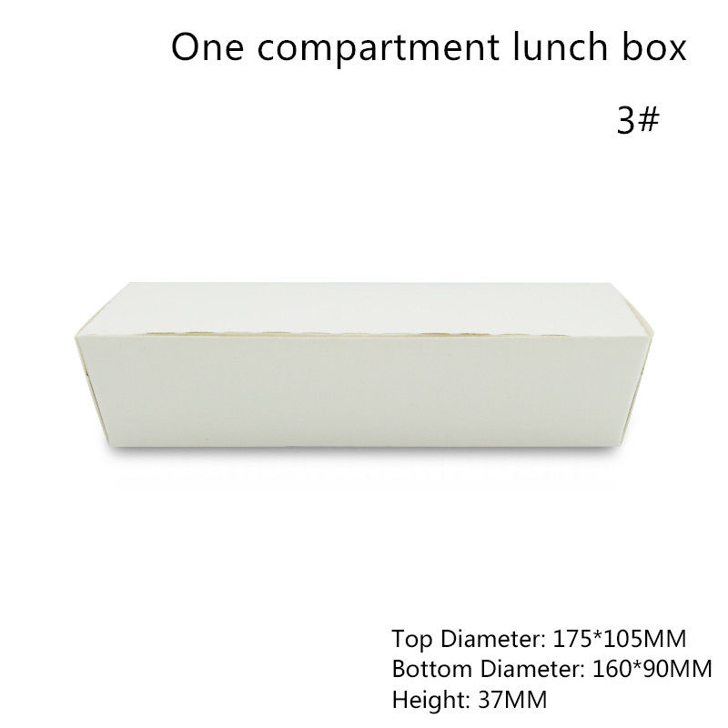 Un compartiment Bento Box Containers jetable Microwavable