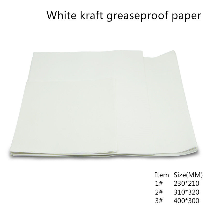 Papier de cuisson sulfurisé blanc jetable sans impression