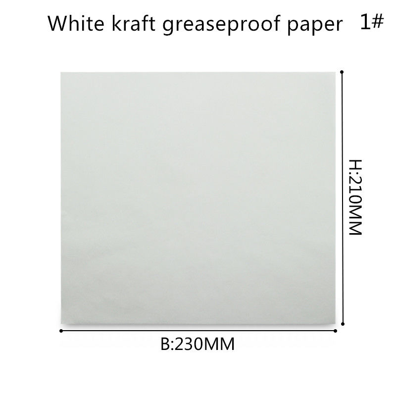 Papier de cuisson sulfurisé blanc jetable sans impression