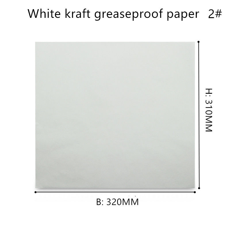 Papier de cuisson sulfurisé blanc jetable sans impression