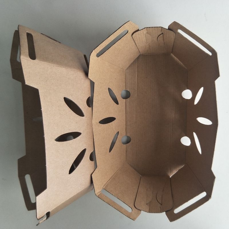 Couvercle recyclable d'ANIMAL FAMILIER de Tray With de fruit de papier de 350gsm emballage