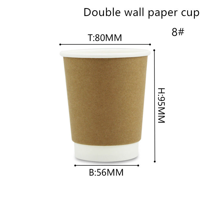 Tasses chaudes et froides biodégradables 8oz 12oz 16oz de boisson