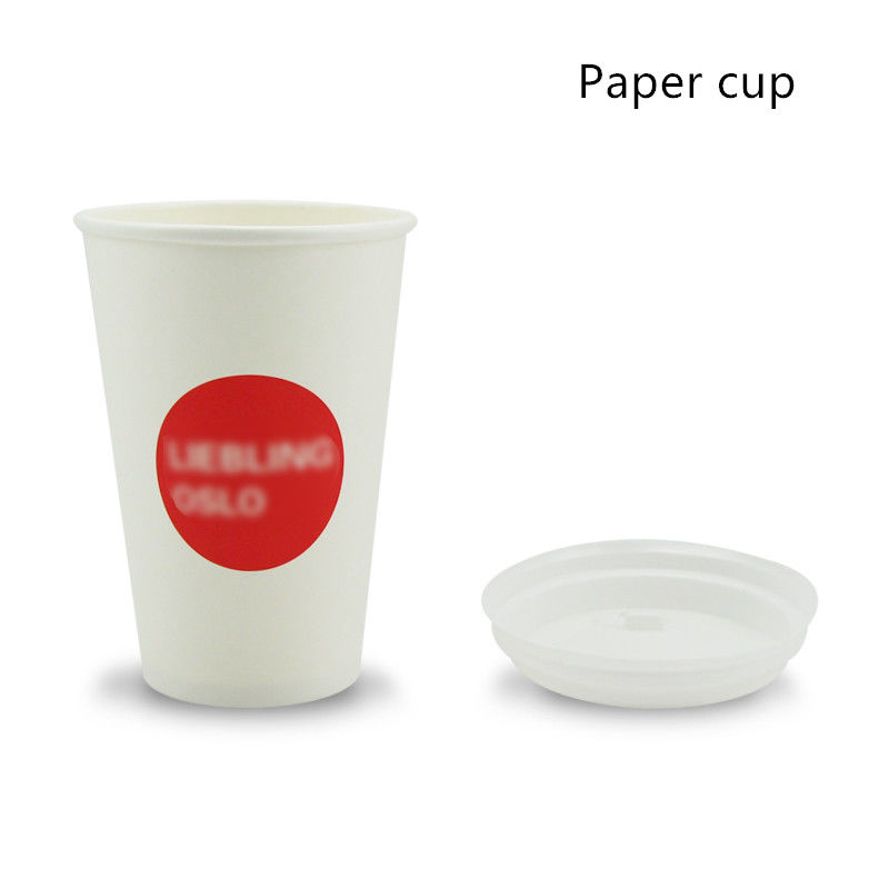 Le PLA compostable a rayé les tasses en bambou de boissons de papier de la fibre 280gsm