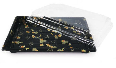 Conteneur en plastique jetable empilable de sushi de picoseconde