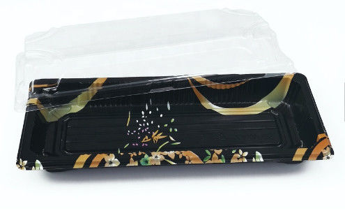 Conteneur en plastique jetable empilable de sushi de picoseconde