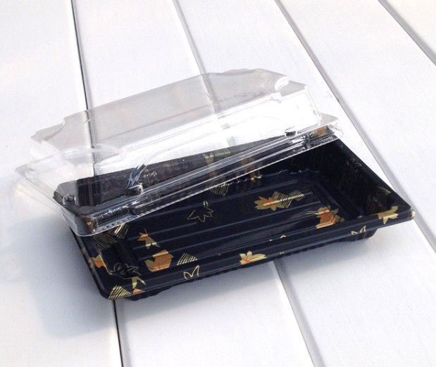 Conteneur en plastique jetable empilable de sushi de picoseconde