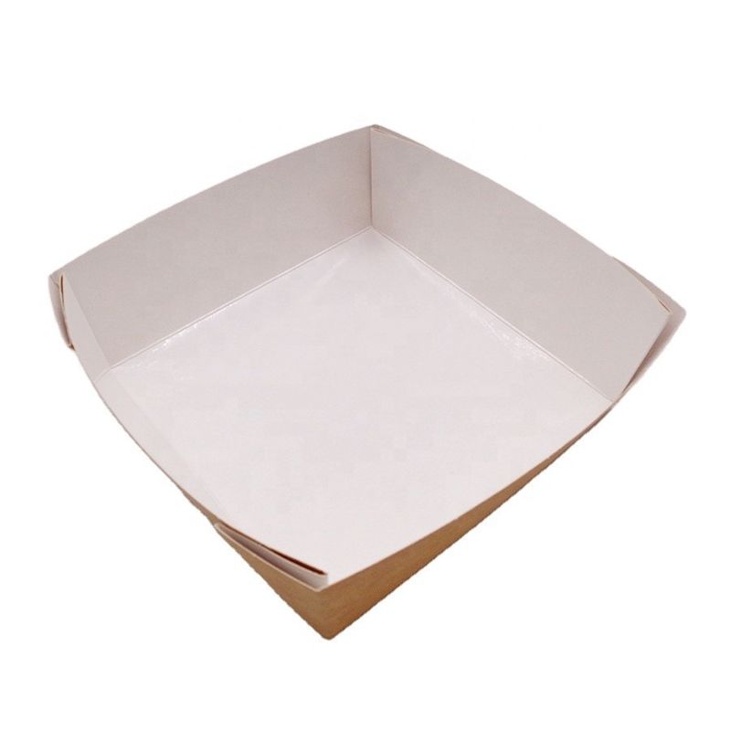 Boîte rapide à emporter d'emballage alimentaire de Papier d'emballage avec la fenêtre claire