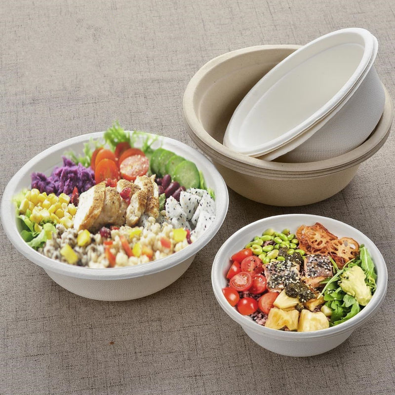 Réduisez en pulpe saladier compostable 350ml 400ml 460ml 500ml 680ml