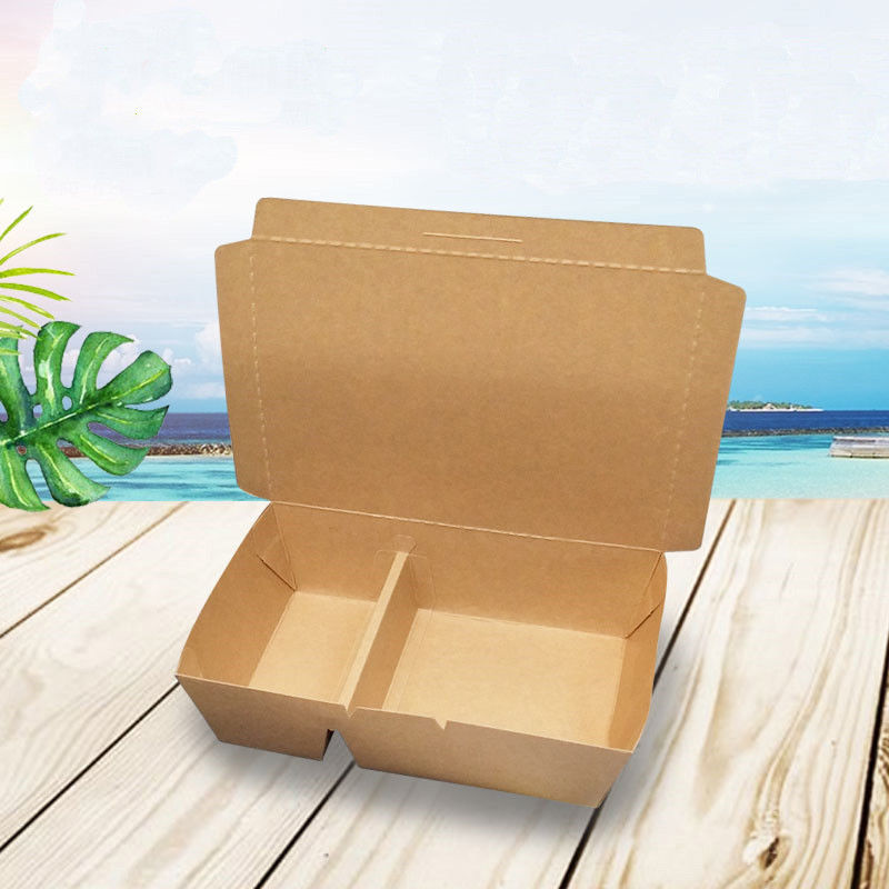 Conteneurs de nourriture jetables de compartiment de bagasse simple de canne à sucre biodégradables
