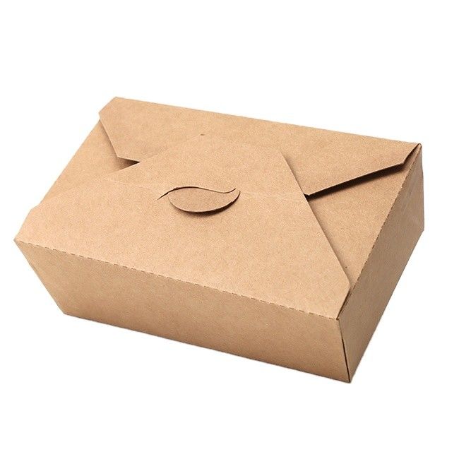 Preuve d'huile de emballage rapide jetable écologique de conteneur de nourriture de papier d'emballage
