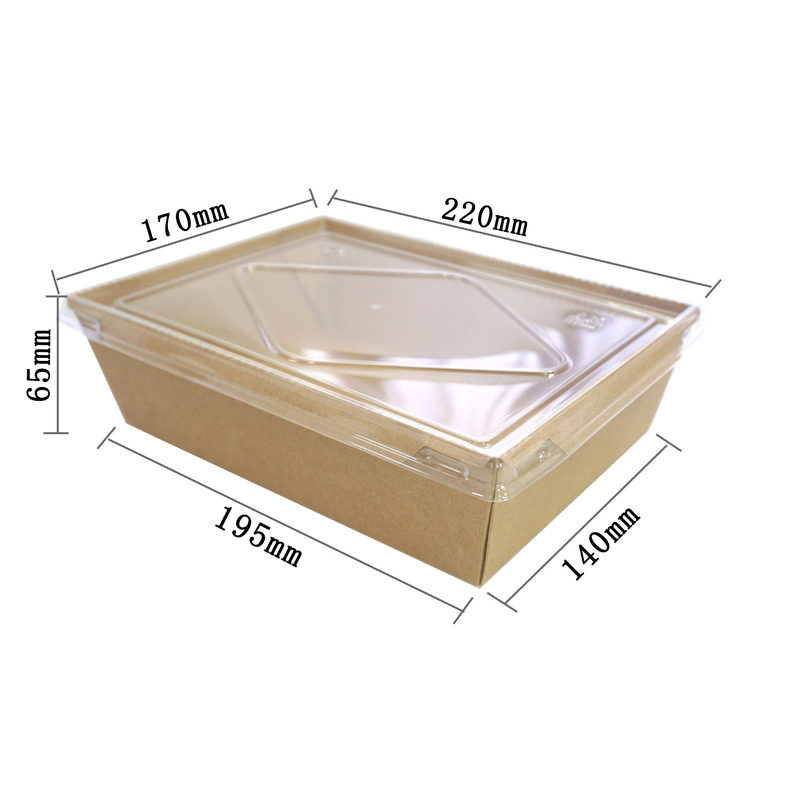 Conteneur de nourriture de papier d'emballage de boîte se pliante d'emballage à emporter chinois pour le sushi et le riz