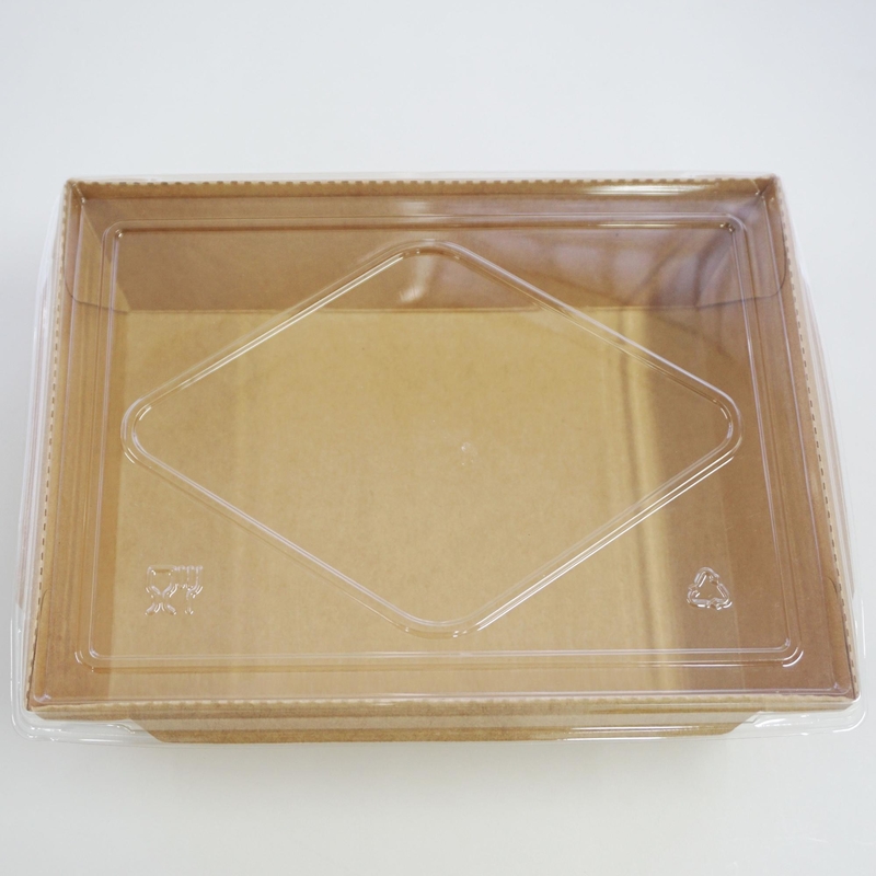 Conteneur de nourriture de papier d'emballage de boîte se pliante d'emballage à emporter chinois pour le sushi et le riz