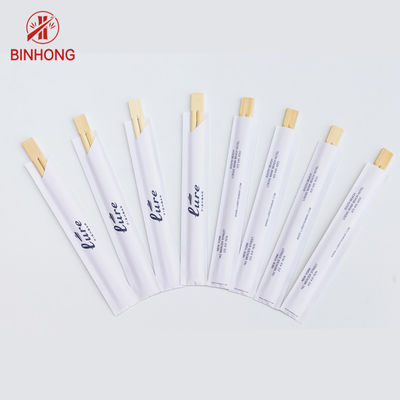 Baguettes en bambou de 24CM TENSOGE Dispossiable avec la moitié emballée en papier